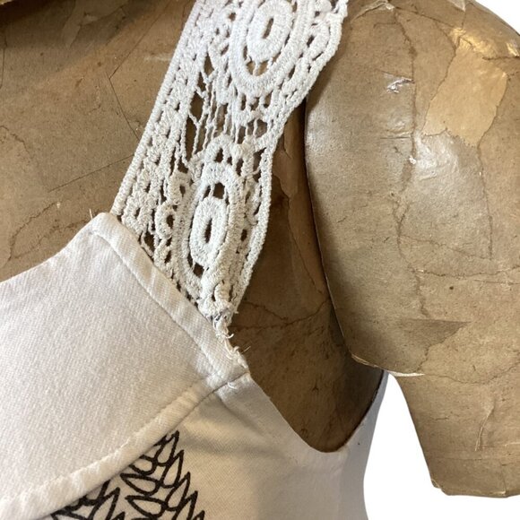 Bundle of Ingear Resort/Beach Cover-up Dress S/M & Straw Fedora Hat #98R - Picture 6 of 12